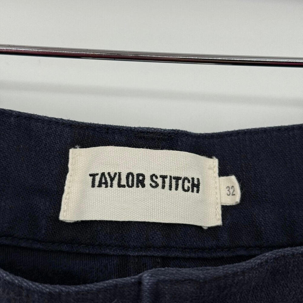 Men's Taylor Stitch Cotton Twill Navy Blue Shorts 32 - Picture 3 of 4